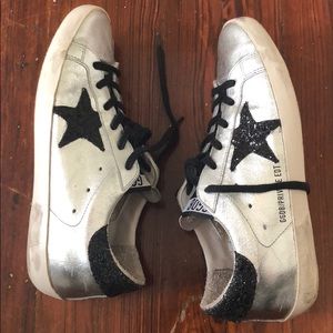 Golden Goose superstar 39 silver sequin star